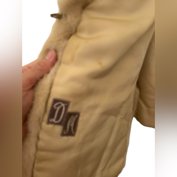 Lazarus Columbus furs natural light brown mink royal quality cape poncho - Picture 12 of 12